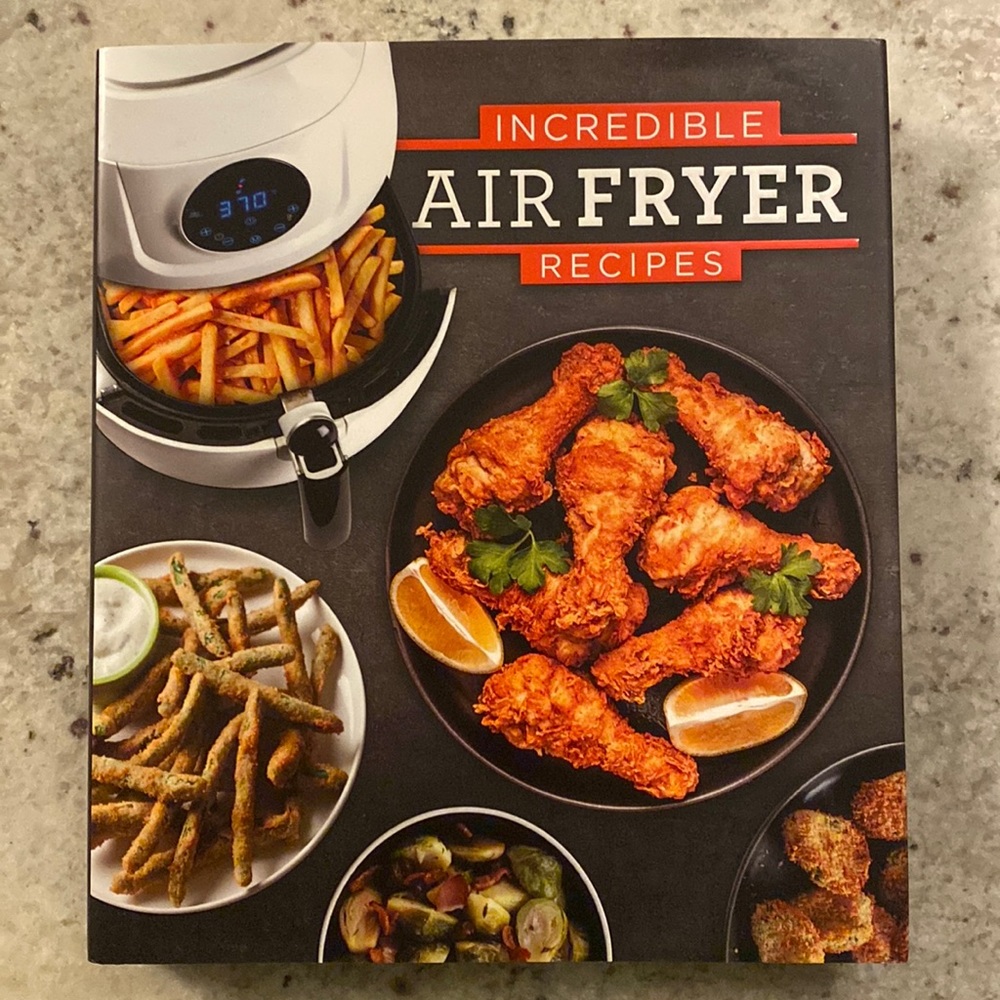 Hard back air fryer recipe cookbook